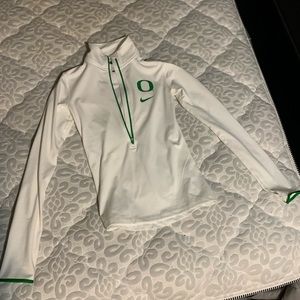 Nike Oregon Ducks half-zip dri fit shirt